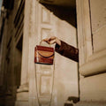 Luxury Petite Crossbody Bag with Elegant Gold Hardware