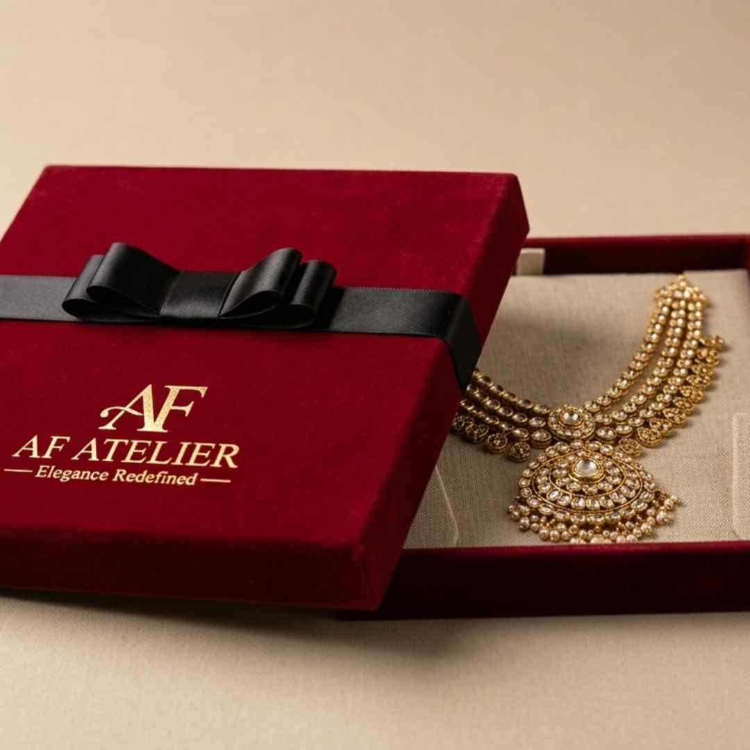 Antique Gold Choker Necklace